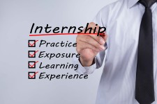 Internships give practice, exposure, learning, experience