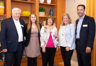 Senator Rogers poses with members of the IHCA