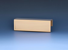 Cubicle Name Plate with Bronze Border