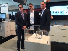 Berry Padget and David Johnston personally came to the booth to congratulate.