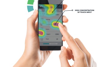 Touch heatmaps