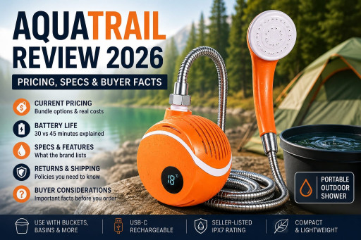 AquaTrail Portable Shower Reviews 2026: Could This Rechargeable Rinse System Be the Outdoor Upgrade Buyers Are Looking For?