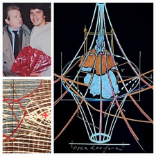 Francis Bacon & Nelson J. Diaz, artist; Pope painting in 4D; Red Singularity, oil on canvas 2002