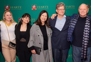 Stella and Anthony Hopkins with their dynamic team - Natasha Tucker, Tara Arroyave, Stella, Aaron Tucker and Tony