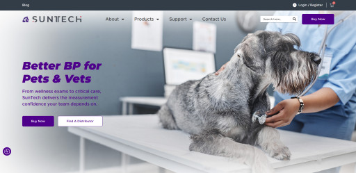SunTech Medical Launches Dedicated Veterinary Website, SunTechVet.com