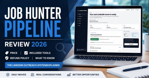 Job Hunter Pipeline Reviews 2026: The $37 LinkedIn Outreach System for Job Seekers Ready to Stop Applying Blind