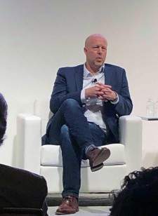 Jeff Larson on stage at 4A's 20/20 event