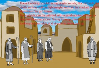 Stage Scenery - Village 