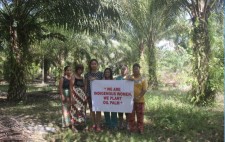 Indigenous women palm oil farmers from Sarawak, Malaysia