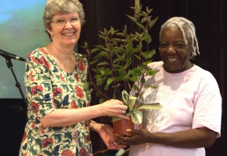 Presenting native Nashville plants to local environmental leaders.