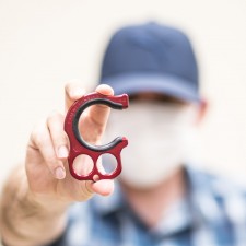 LINC - antimicrobial tool for opening doors, pressing buttons without germ contact