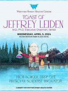 Caricature of Dr. Jeffrey Leiden