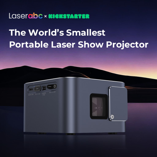 Laserabc Launches A1: The World’s Smallest Portable Laser Show Projector on Kickstarter