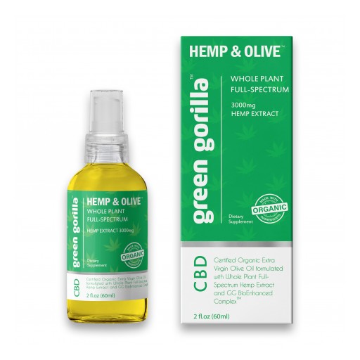 Green Gorilla Launches 3000mg Whole Plant Full-Spectrum CBD Oil