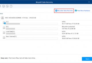 BitLocker data recovery