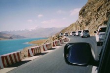 Motorcade on the way