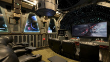 Inside an Orlando estate with Millennium Falcon replica Theater room