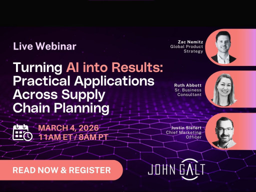Live Webinar: Turning AI Into Real-World Results Across Supply Chain Planning