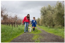 Walk in the vineyard 