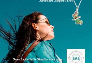 I Remember When Collection - She is my Butterfly Cremation Urn Necklace