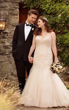 EveryBody/EveryBride Plus-Size Wedding Dress by Essense of Australia