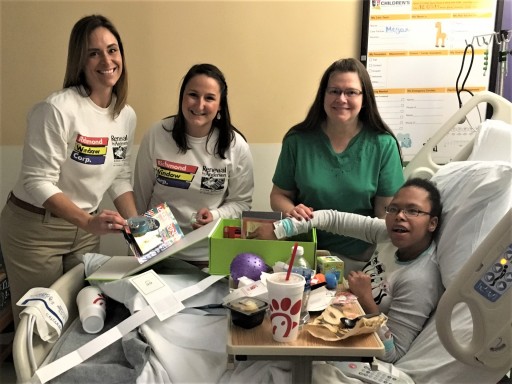Richmond Window Corporation and Cheeriodicals Utilize Team Building to Spread Cheer to Children's Hospital of Richmond at VCU