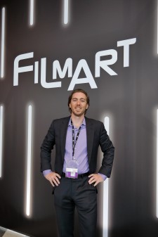 Brandon Blake, CEO of ideaPledge.com speaking at the Hong Kong FILMART