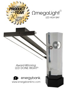 OmegaLight LED Highbay wins Plant Engineering Product of the Year