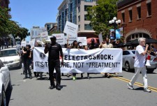 Citizens Commission on Human Rights marched in protest of psychiatry promoting the highly dangerous practice of  ECT 