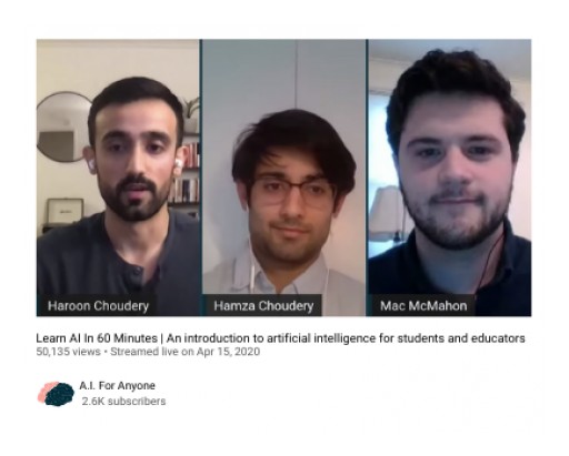 Grassroots AI Nonprofit Delivers Virtual Workshop to 30,000 Viewers Amidst Pandemic