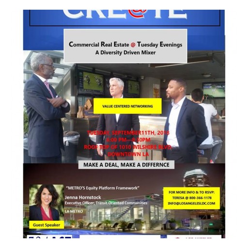 TENTEN Wilshire Rooftop: CRE@TE Mixer, Guest Speaker Jenna Hornstock