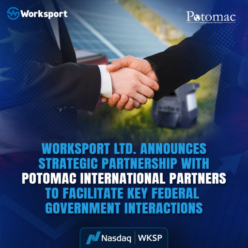Worksport Ltd. Announces Strategic Partnership With Potomac International Partners to Accelerate Federal Government and Commercial Market Adoption of Clean Energy Ecosystem