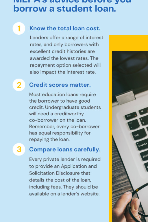 MEFA Offers Strategies to Minimize Student Loan Borrowing