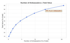 The Pareto Principle in Ambassador Programs
