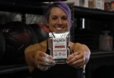 MuffinElse athlete, Randi Stevens presenting the Cinnamon Rising muffin, her favorite