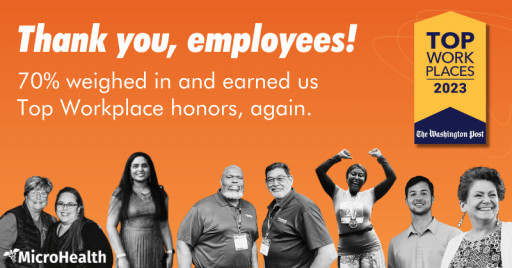 Employees Weigh In; Name MicroHealth Top Washington-Area Workplace