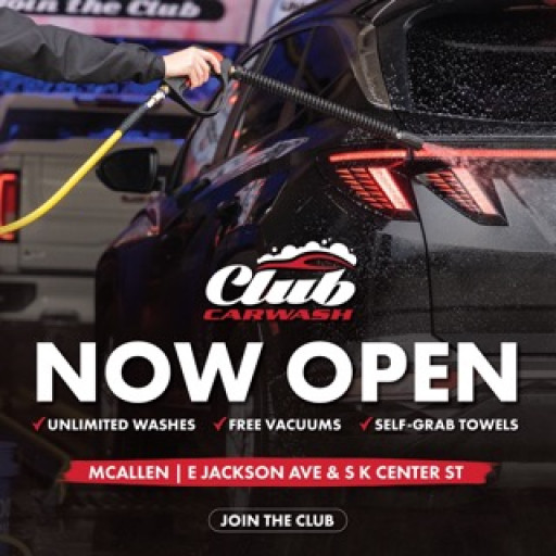 Club Car Wash Celebrates New Location in McAllen, Texas