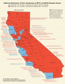 California Homeless Counts Increase 