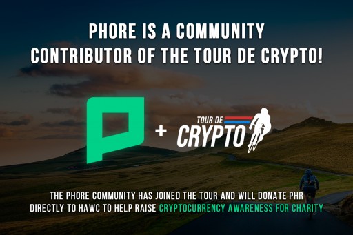 Phore Blockchain Supports 'Tour De Crypto' to Raise Cryptocurrency Awareness and Blockchain Adoption for Charity
