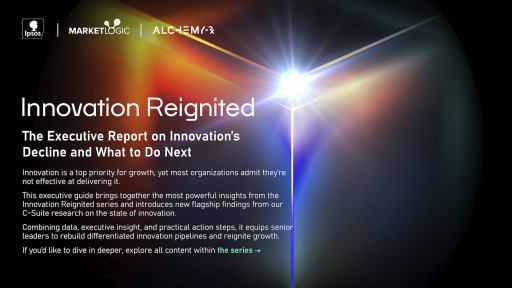 Innovation Holds Key to Future Growth, New Research from Ipsos, Alchemy-RX and Market Logic Finds