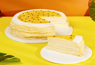 Passion Fruit Mille Crepes