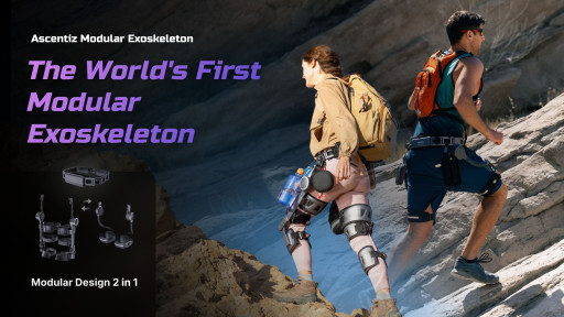 Ascentiz Unveils the World's First Modular Exoskeleton-Featuring Swappable Knee & Hip Joint Modules