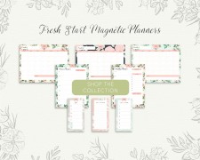 Introducing The Fresh Start Magnetic Planner Collection