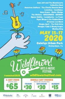 2020 Wildflower! Arts & Music Festival in Richardson Poster