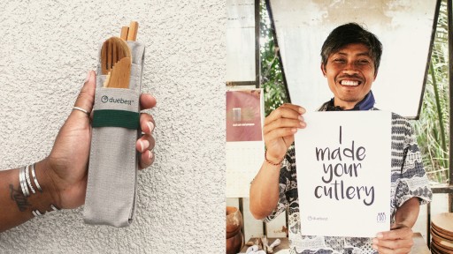 From Their Hands to Yours: A Fair Trade Reusable Cutlery Set