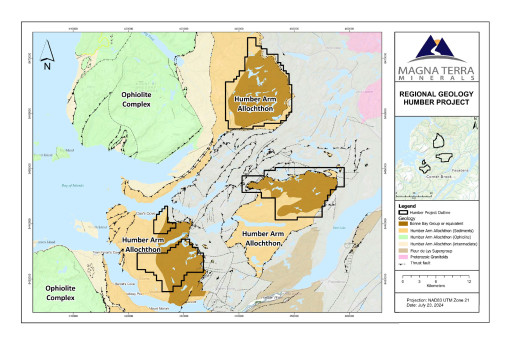Magna Terra Acquires the Humber Copper-Cobalt Project in Western Newfoundland via Staking