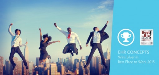 Best in Biz Awards Has Named EHR Concepts as the Silver Winner of Best Place to Work