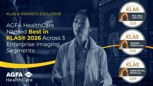 AGFA HealthCare Named Best in KLAS(R) 2026 Across Three Enterprise Imaging Segments in the United States