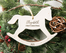 Personalized Baby's First Christmas Ornament