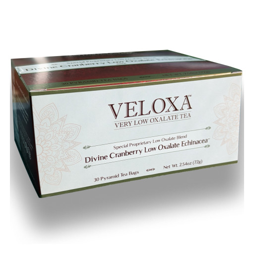 Calcium Oxalate Labs, Inc. Introduces VELOXATM: Very Low Oxalate Teas for a Healthier Lifestyle*